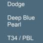 Preview: Dodge, Deep Blue Pearl, T34 / PBL.